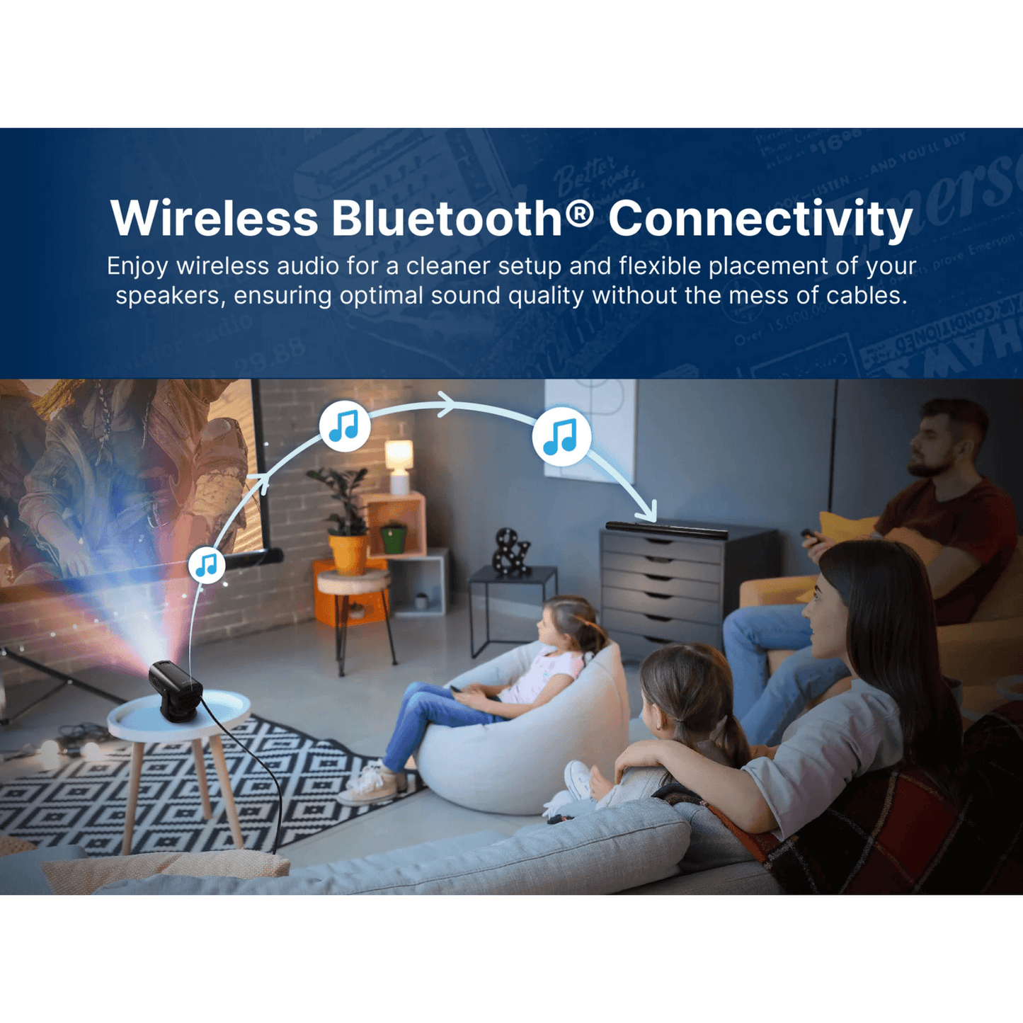 Emerson 120" Home Theater LCD Projector