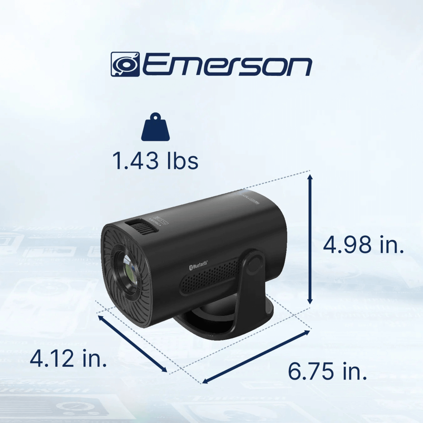 Emerson 120" Home Theater LCD Projector